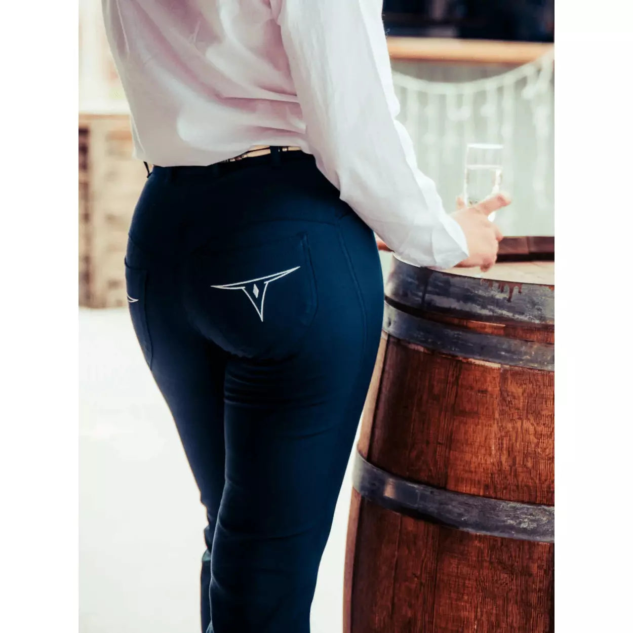 Peter Williams Roxby Pants - Ladies - Navy - 38 leg