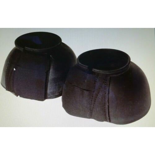Neoprene Bell Boots with Velcro – Black (Large)