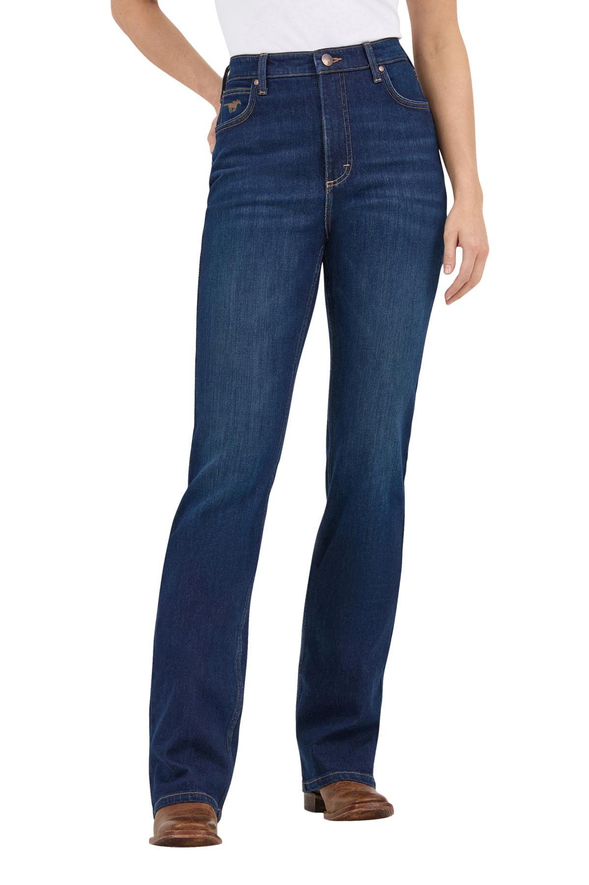 Women’s Kayla High Rise Boot Cut Jean – Rodeo 36" Leg