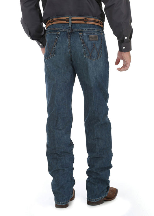 Wrangler – 34 Leg Men's 20X Competition Jean Relaxed Fit – River Wash