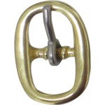 Swedge Buckle – 17mm Brass with Stainless Steel Tongue