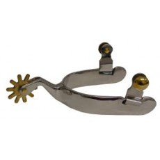 Campdraft Spur with boot lip Stainless Steel
