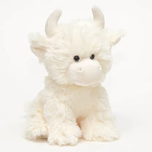 Load image into Gallery viewer, Highland Cow Cream Plush Soft Toy - 20cm
