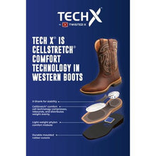 Load image into Gallery viewer, Twisted X - Womens 11 Inch Tech X Boots - Roasted Pecan
