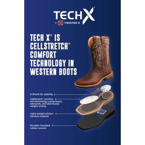 Twisted X - Womens 11 Inch Tech X Boots - Roasted Pecan