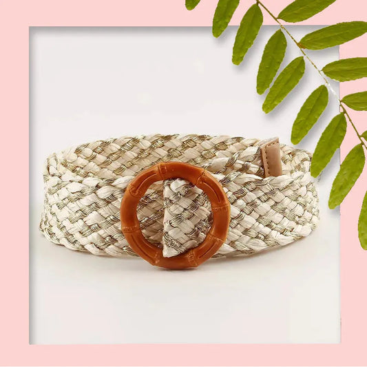 Natural and Gold Belt