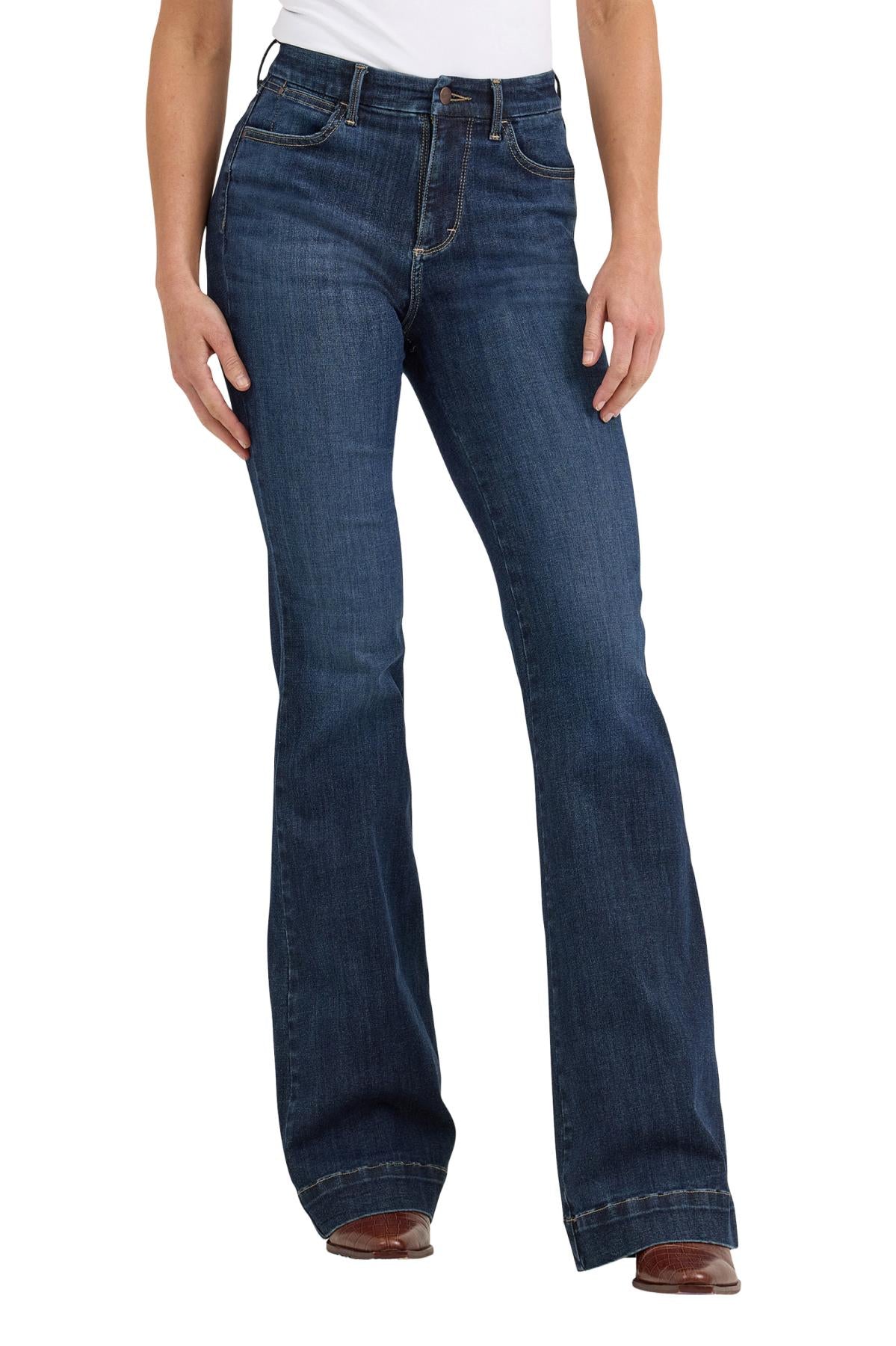 Women’s Alexandra High Rise Trouser Jean – Bespoke 36" Leg