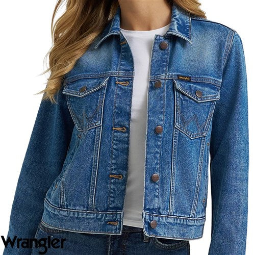 Wrangler Women’s Classic Light Wash Denim Jacket
