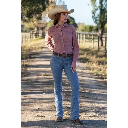 Wrangler - Women’s Libby Print Long Sleeve Shirt