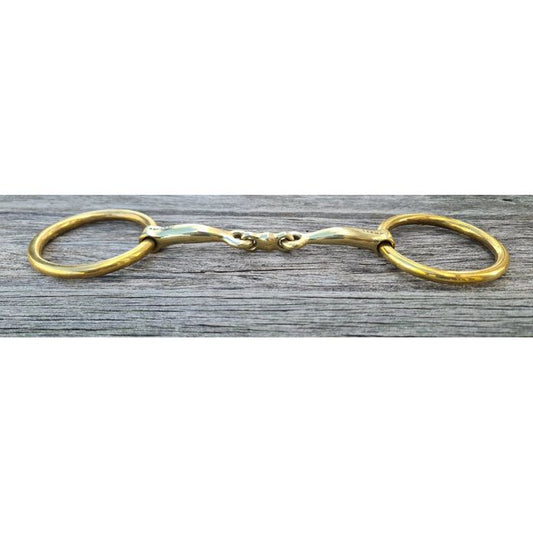 Medium Brass Loose Ring German Silver Elliptical