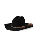 The Pickup Rider – Fur Felt Hat - BITUMEN