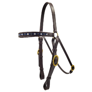 Oregon Bling Barcoo Bridle – Silver Cob