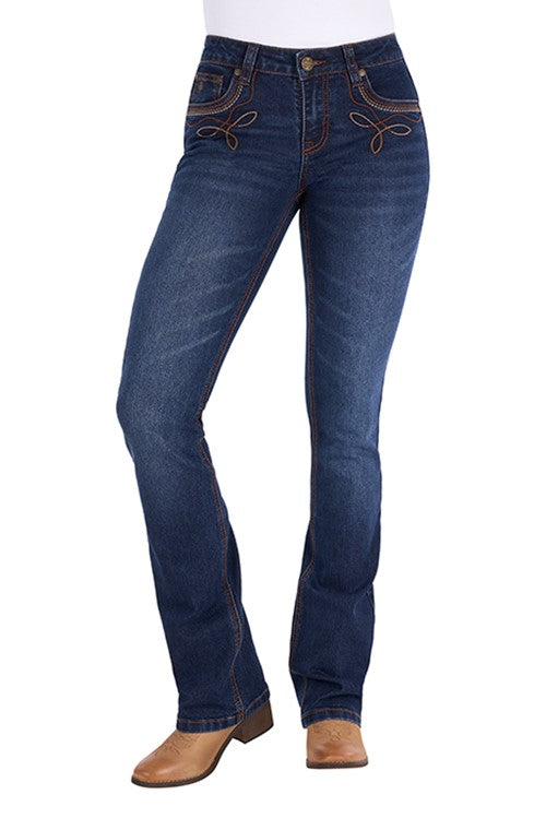 Pure Western Women’s Eden Boot Cut Jean – 34” Leg