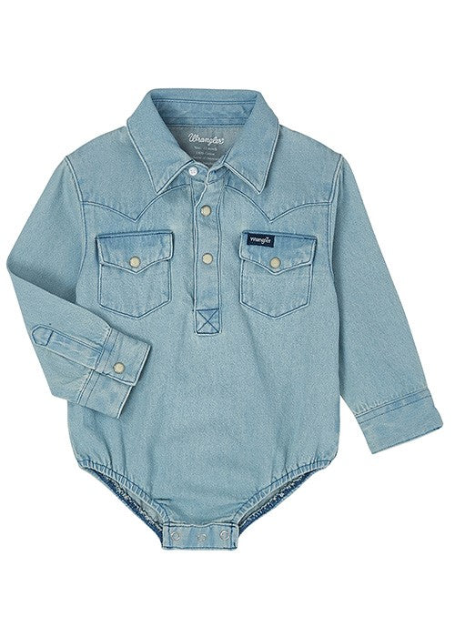Wrangler Baby Western Long Sleeve Bodysuit