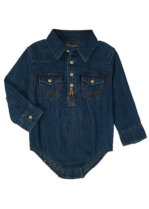 Wrangler Baby Western Long Sleeve Bodysuit