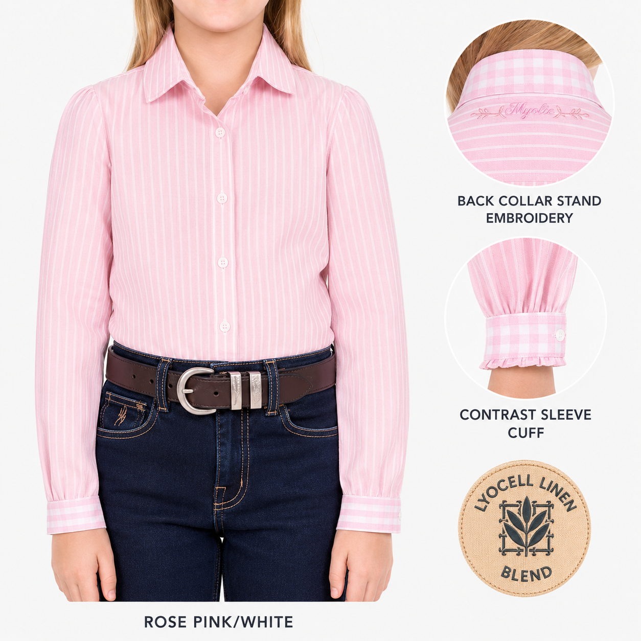 Girl’s Myolie Long Sleeve Shirt