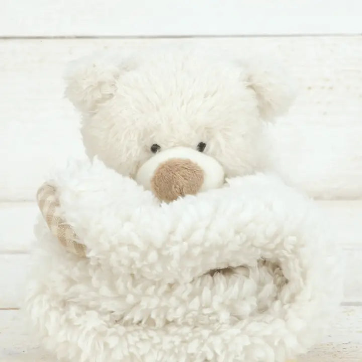 Bear Baby Plush Toy Soother / Comforter – Baby Safe & Ultra-Soft