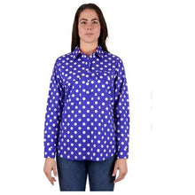 Load image into Gallery viewer, Hard Slog - Women’s Anette 1/2 Placket  Long Sleeve Shirt
