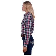 Load image into Gallery viewer, Wrangler - Women’s Greta  Check Western  Long Sleeve Shirt
