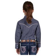 Load image into Gallery viewer, Pure Western - Girl’s Danica Print Western Long Sleeve Shirt
