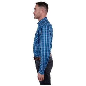 Wrangler - Men’s Mitchell Western  Button Down Long  Sleeve Shirt