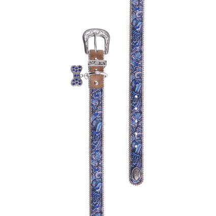 Pure Western – Baxter Dog Collar – Blue