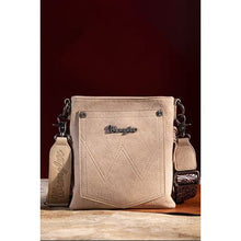 Load image into Gallery viewer, Wrangler - Womens Floral Embossed Crossbody Bag - Camel
