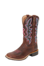 Load image into Gallery viewer, Twisted X Womens 11&quot; Tech X2 Boot - Chocolate Truffle / Pink / Blue
