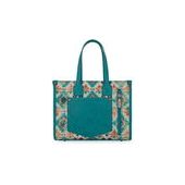 Load image into Gallery viewer, Wrangler Aztec Crossbody Tote Bag - Turquoise
