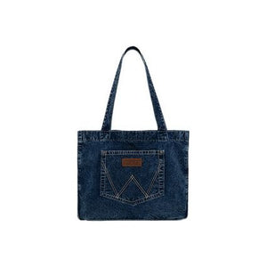 Wrangler - Denim Pocket Tote Bag - Indigo