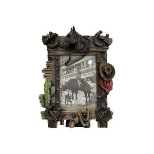 Pure Western - Horseshoe and Hats Picture Frame