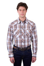 Load image into Gallery viewer, Pure Western - Men’s Axel Check Western Long Sleeve Shirt
