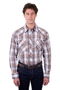 Pure Western - Men’s Axel Check Western Long Sleeve Shirt