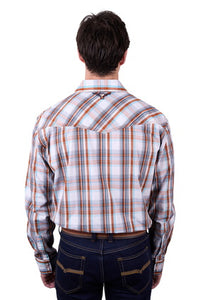 Pure Western - Men’s Axel Check Western Long Sleeve Shirt