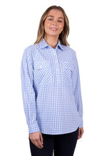 Load image into Gallery viewer, Hard Slog - Women’s Rux Half Placket Long Sleeve Shirt
