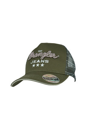Wrangler - Piper High Profile Ponytail Trucker Cap