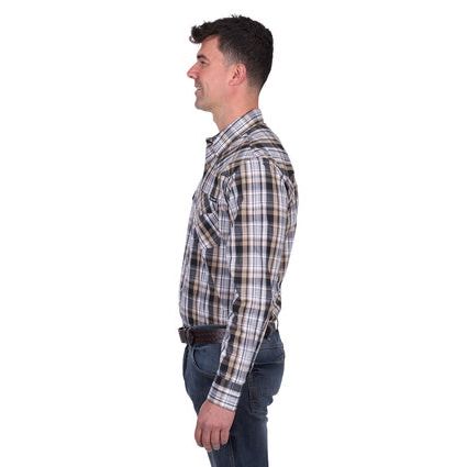 Wrangler – Men’s Joel Check Western Long Sleeve Shirt