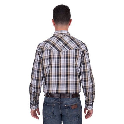 Wrangler – Men’s Joel Check Western Long Sleeve Shirt