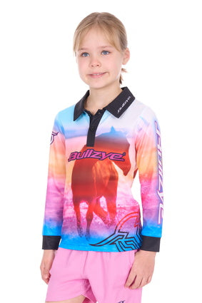 Bullzye Girl’s Gallop Long Sleeve Tee