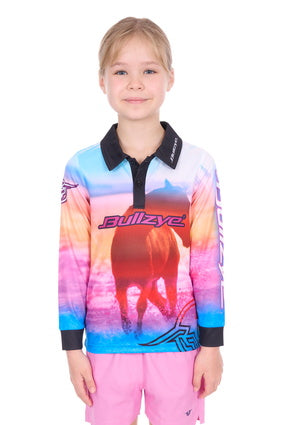 Bullzye Girl’s Gallop Long Sleeve Tee
