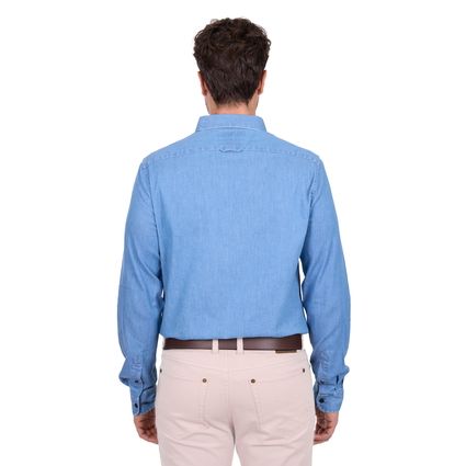 Thomas Cook Men’s Jeremy Tailored Long Sleeve Shirt – Chambray