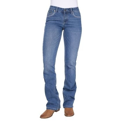 Pure Western - Women’s Pat Relaxed Rider Jean – 36” Leg