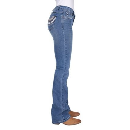 Pure Western - Women’s Pat Relaxed Rider Jean – 36” Leg