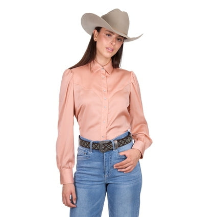 Wrangler Women’s Scarlet Long Sleeve Shirt – Pink
