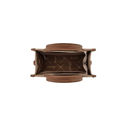 Wrangler Feature Buckle Crossbody Bag - Tan