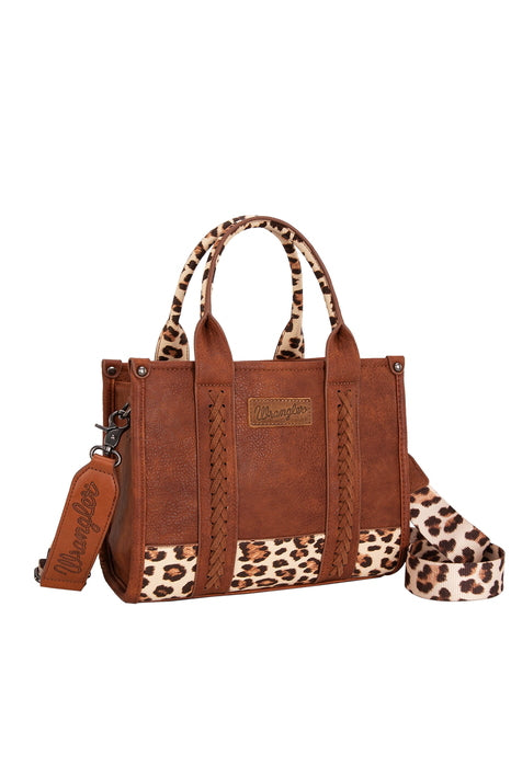Wrangler® Leopard Print Crossbody Bag - Tan