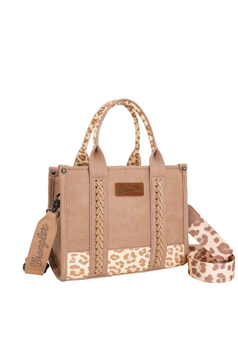 Wrangler® Leopard Print Crossbody Bag - Taupe