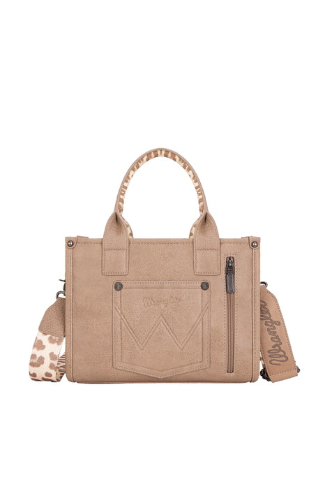 Wrangler® Leopard Print Crossbody Bag - Taupe