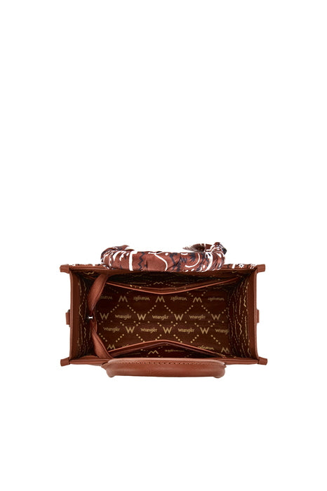 Wrangler® Paisley Crossbody Bag - Tan