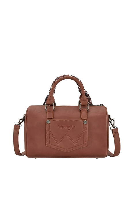 Wrangler® Paisley Barrel Bag - Tan